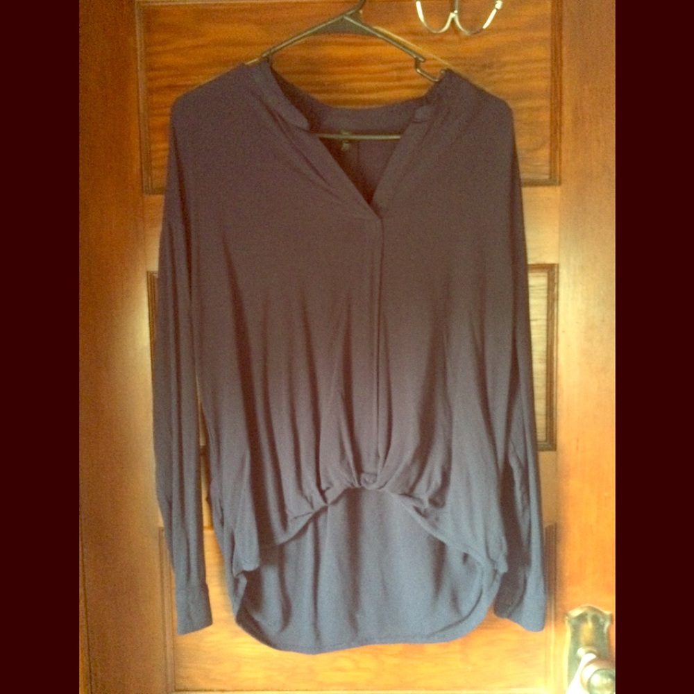 Navy blouse